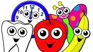 "Nursery School Songs Collection" - Kindergarten Preschool Video, Baby Toddler Learning, Kids Rhymes