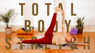 Full Body Stretch - 20 min Total Body Beginner Stretch Routine || At Home Yoga Flow