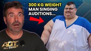 JUDGES CAN’T BELIEVE IT! 300KG Man Singing & SHOCKS the World With His Voice on AGT