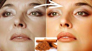 CINNAMON MASK TIGHTENS AND REDUCES PORES ON THE SKIN#remove wrinkles from face #anti aging#wrinkles