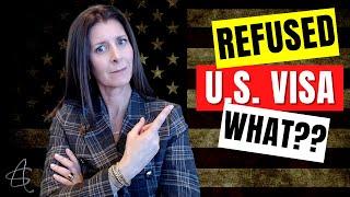 Refused a US Visa? What does this mean and What to do if your visa is refused.