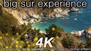 Big Sur 4K Experience (w Music) 4HR Nature Relaxation™ Video 4K UHD ft Darshan Ambient