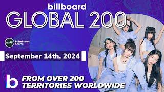 Billboard Global 200 Singles of This Week (September 14th, 2024)