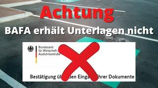 Achtung - BAFA verliert Unterlagen! Worauf du achten musst!