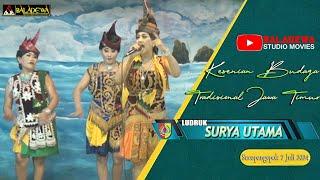 LIVE | KESENIAN BUDAYA TRADISIONAL LUDRUK SURYA UTAMA | TARI REMONG & KIDUNGAN JAWA TIMURAN 2024