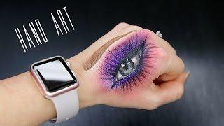 Freehand Hand Art Makeup Eye | cassieeMUA