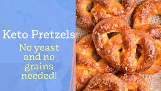 Keto Pretzels- The BEST Soft Pretzels with just 5 ingredients!