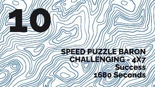 SPEED PUZZLE BARON | LOGIC PUZZLE | CHALLENGING 4X7 10th