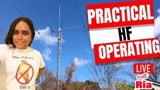 How to be a pro at HF operating - Live with Ria!