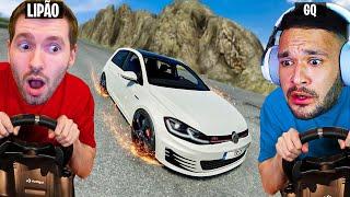 Destruindo o CARRO do GQ no BeamNG Drive Multiplayer! (GOLF GTI)