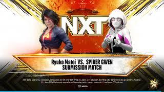 Ryuko Matoi vs. Spider Gwen  SUBMISSION  [WWE 2K24]