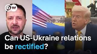 Volodymyr Zelenskyy is seeking to repair ties with the Trump administration | DW News