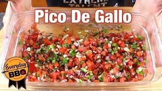 PICO DE GALLO | How to make Pico De Gallo | FRESH Homemade Pico De Gallo Recipe | Everyday BBQ