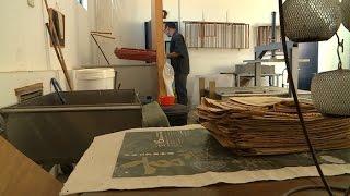 Artisanat : l'unique fabricant de papier japon en Europe