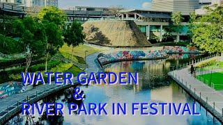 WATER GARDEN AND RIVER PARK IN FESTIVAL MALL I WALKING AND TOUR