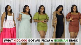 NIGERIAN BRAND TRY-ON HAUL | WHAT N100,000 GOT ME| DESIREE IYAMA