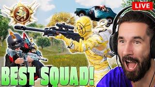 BEST Squad Action Gameplay! PG shocks whole server  PUBG MOBILE