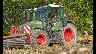 Préparation des terres à maïs 2024 avec un tracteur un peu particulier 