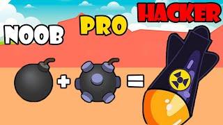 NOOB vs PRO vs HACKER in Merge Bombs Part 1
