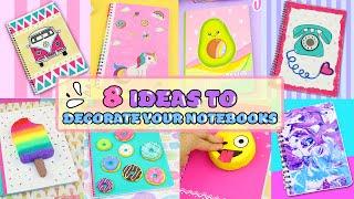 8 DIY FUNNY Notebooks - Ideas to NOTEBOOKS You can try | aPasos Crafts DIY