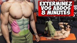 EXTERMINEZ VOS ABDOS EN 8 MINUTES !!