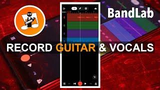 Cool trick to record vocals and guitar in Bandlab