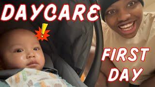 OUR BABY'S FIRST DAY AT DAYCARE | DAILY VLOG | TIKI & JIE JIE