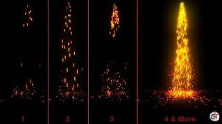 Realistic Sparking HD | Fire Sparks Simulation | Spark Black Screen | No copyright issue