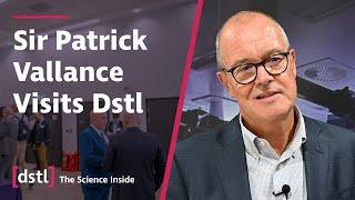 Sir Patrick Vallance Visits Dstl