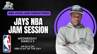 NBA Picks & Predictions Wednesday 3/5/25 | Jay's NBA Jam Session