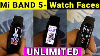 Mi Band 5 Unlimited Custom Watch Faces | Mi Band 5 Animated Watch Faces | Mi Band 5 Watch Faces