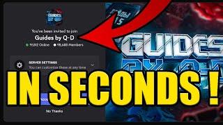 HOW to JOIN GUIDES BY Q-D DISCORD SERVER PC & MOBILE