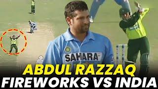 Abdul Razzaq Fireworks vs India | Razzaq ROCKED Tendulkar SHOCKED  | PCB | MA2A