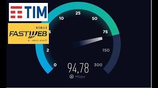 Tim vs Fastweb Mobile speedtest by Ookla