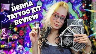 HENNA TATTOO MANDALA STENCIL KIT! | Mihenna Collab Review | September 2023