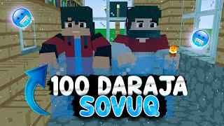 QISHLOGIMIZDA -100 DARAJADAGI SOVUQ BOLDI! | ODILBOI MINECRAFT