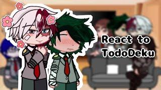 Class 1-A react to TodoDeku ️+  | Mha reacts | Gcrv | TodoDeku/TdDk |