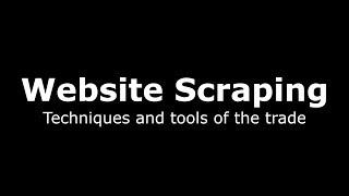 Web Scraping for Beginners