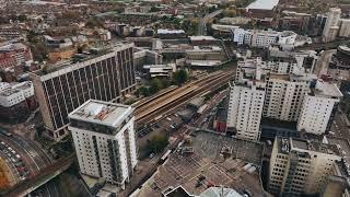 Cardiff City Centre Drone Footage