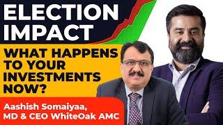 Election Impact What Happens To Your Investments Now ? Aashish Somaiyaa MD & CEO White Oak AMC