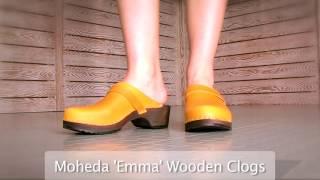 Moheda 'Emma' Wooden Clogs at World of Clogs