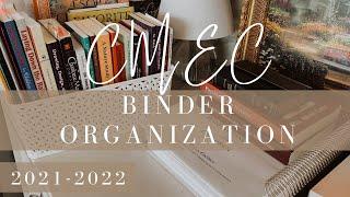 How I Organized My CMEC Binder | Charlotte Mason Homeschool