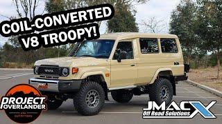 JMACX 78 SERIES TROOPY COIL CONVERSION - LEGAL 4" LIFT 35" TYRES