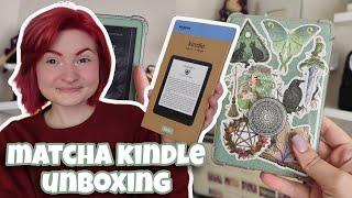 unboxing the new matcha kindle