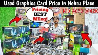 RTX 4070 @42K | Used Graphics Cards price in Nehru Place Delhi | the gamers factory #graphicscard