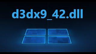 Отсутствует d3dx9_42.dll в Windows 10/7 - Как скачать и исправить