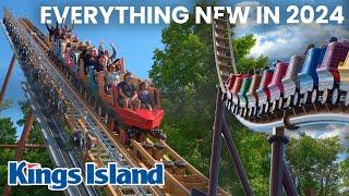 What's New at Kings Island in 2024 | New Roller Coaster, Ride Upgrades, & More!