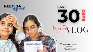 My Sister’s NEET 2024 Vlog and Chitchat  | mock test marks and final strategy