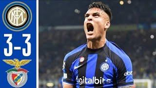 Inter Milan vs Benfica 3-3 - Extended Highlights & All Goals - 2023 HD