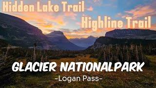 Two Of America's Most Scenic Trails Is In Glacier National Park (Hidden Lake & Highline Trail)